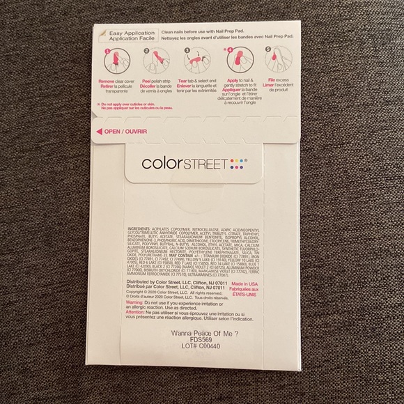 Color Street Wanna Peace of Me? Manicure - Picture 2 of 2